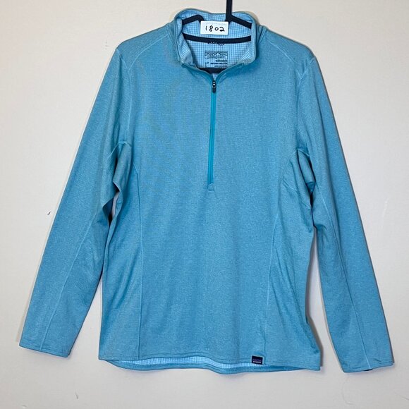 Patagonia Capilene Midweight Baselayer Polartec Zip Pullover - Women's Size XL - Picture 1 of 11